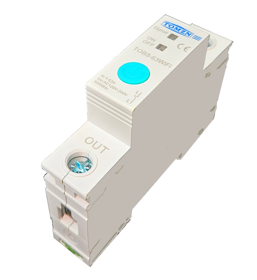 WiFi автоматический выключатель на din рейку 63А - купить в duino.ru
