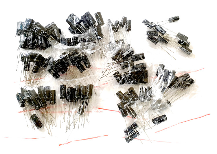 Набор электролитических конденсаторов - купить в duino.ru