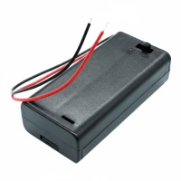 Батарейный отсек на 2 элемента AA с крышкой и выключателем