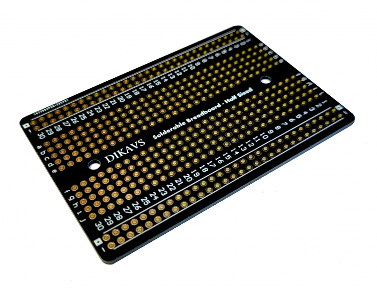 PCB печатная макетная плата для пайки на 420 точек - купить в duino.ru